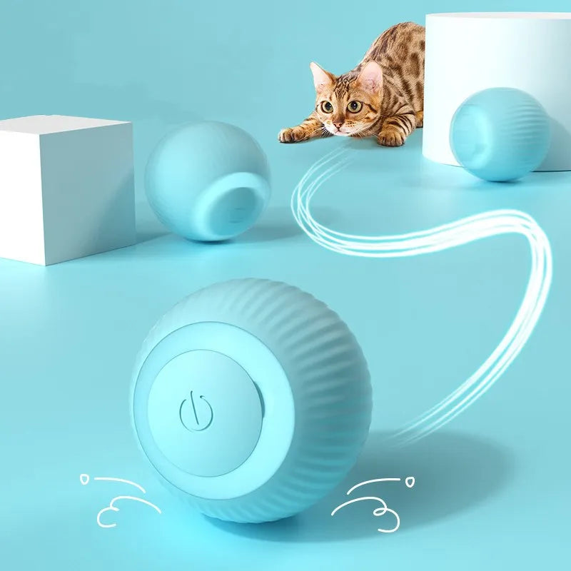 Cat Interactive Ball Smart Cat Toys Indoor Automatic Rolling